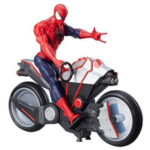 Figura Spiderman amb Moto-Aranya 30cm - Imatge 1