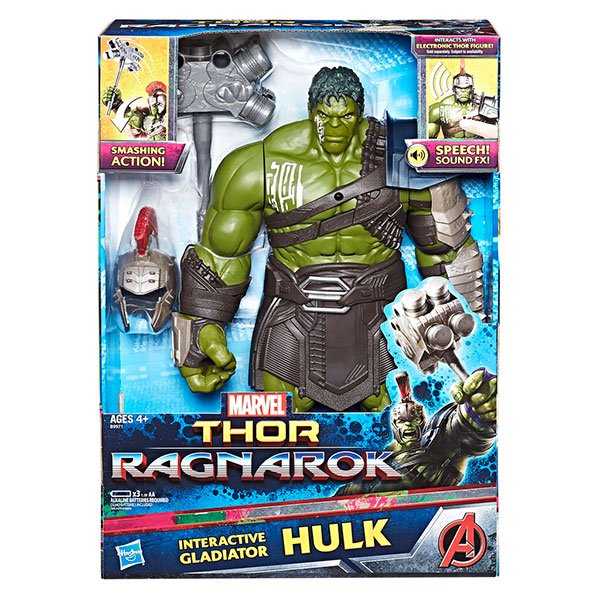 Hulk Gladiador Interactivo Ragnarok 36cm - Imagen 2