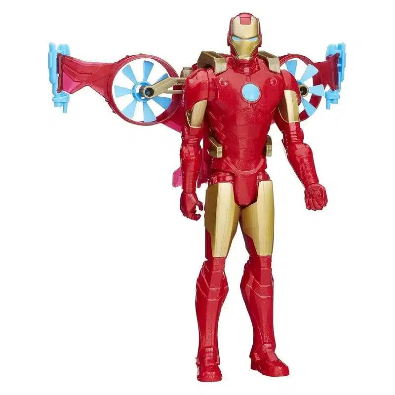 Marvel Figura Iron Man con Aerodeslizador 30cm - Imagen 1
