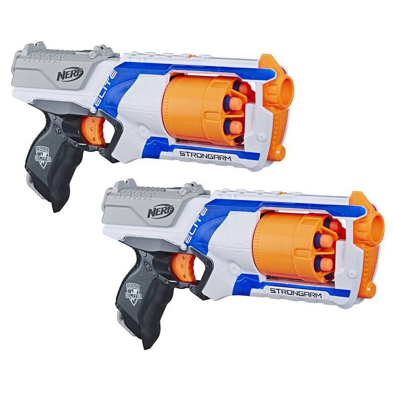 Nerf Super Pack 2 Pistolas Dardos Strongarm - Imagen 1