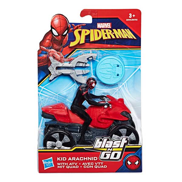 Spiderman Figura Quad con Blast n Go - Imatge 1