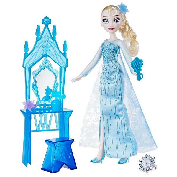 Nina Princesa Elsa Frozen amb Tocador - Imatge 1