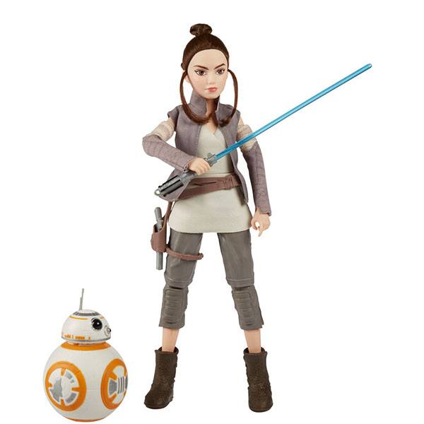 Pack 2 Figuras Rey y BB-8 Star Wars 30cm - Imagen 1