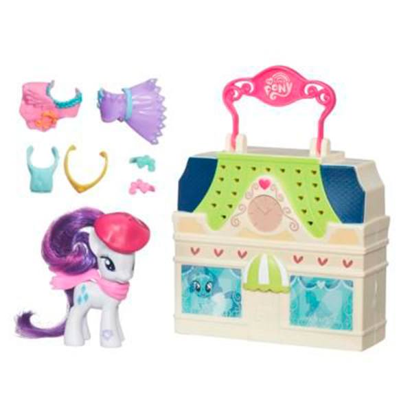 My Little Pony Mini Playset Equestria Valigetta Rarity - Imagen 1