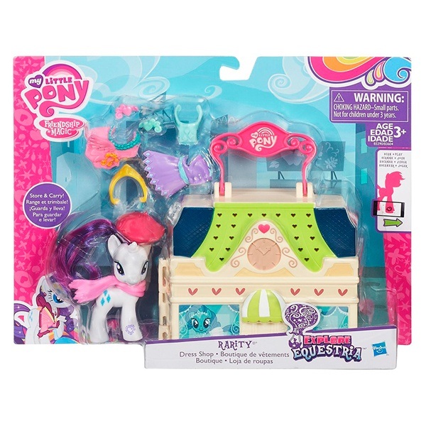 My Little Pony Mini Playset Equestria Valigetta Rarity - Imagen 3