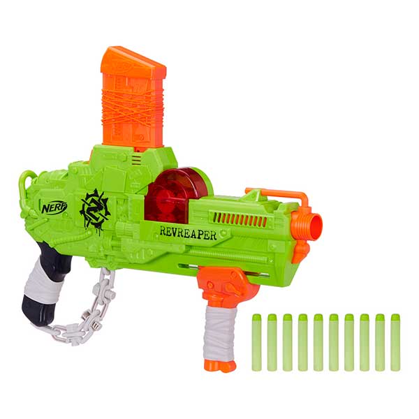 Pistola Nerf Zombie Strike RevReaper - Imagen 1