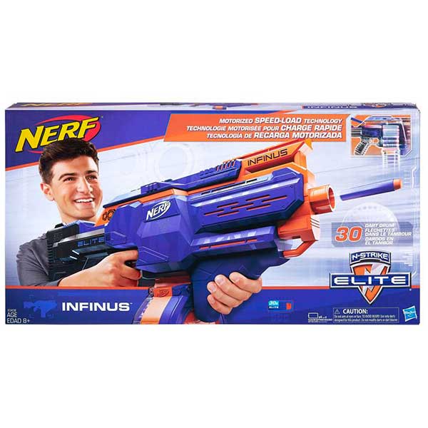 Pistola Nerf Elite Infinus - Imagen 1