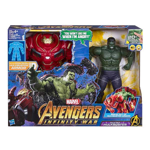 Pack Figura Hulk y Armadura Hulkbuster 30cm - Imagen 1