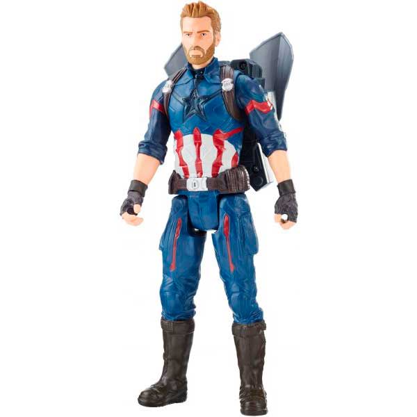 Marvel Figura Capitão América Poder Fx Titan 30cm - Imagem 1