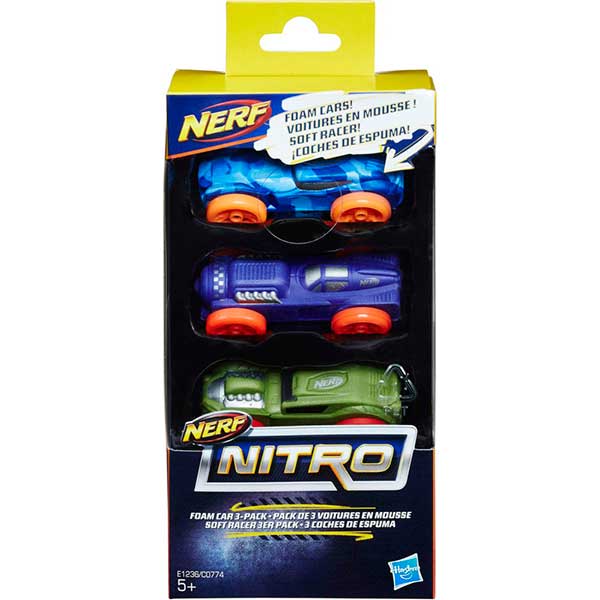 Pack 3 Cotxes Nerf Nitro #1 - Imatge 1