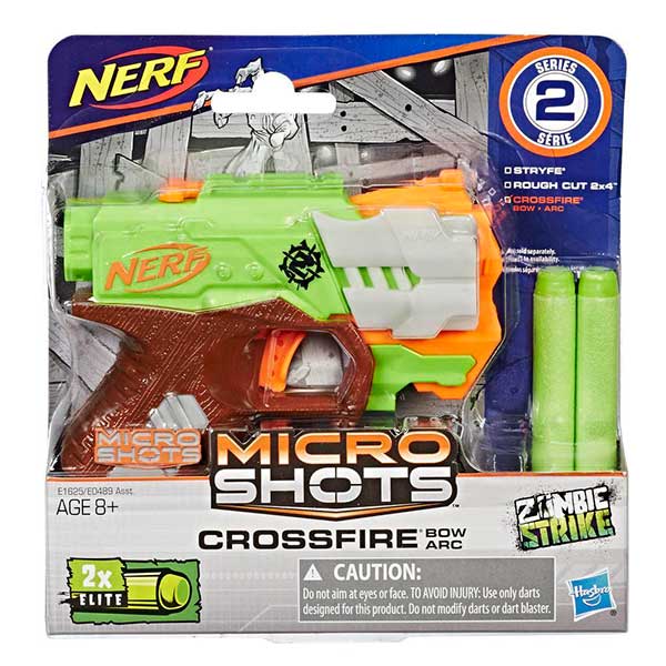 Micro Lanzador Nerf Crossfire Zombie - Imagen 1