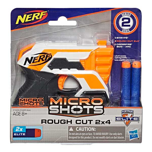 Micro Lanzador Nerf Microshots Rough Cut - Imatge 1
