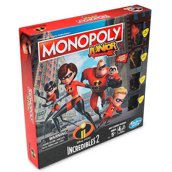 Juego Monopoly Junior Los Increibles - Imagen 1