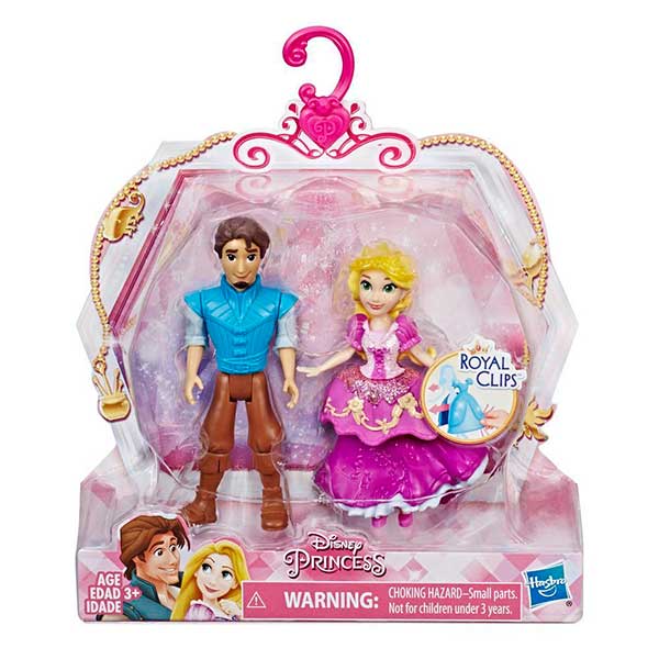 Disney Pack 2 Figuras Rapunzel e Príncipe - Imagem 1