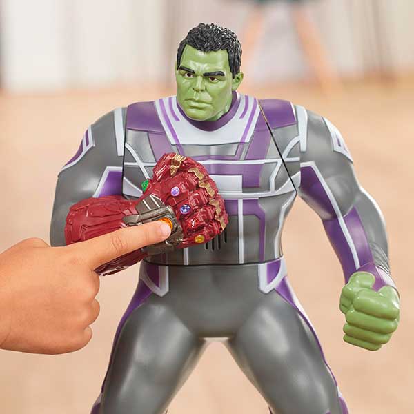 Marvel Figura Hulk Puño Poderoso Electronico 35cm - Imatge 2