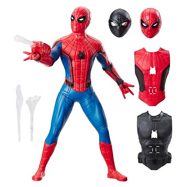 Figura Spiderman Vestit Llançaxarxes Sons 33cm - Imatge 1
