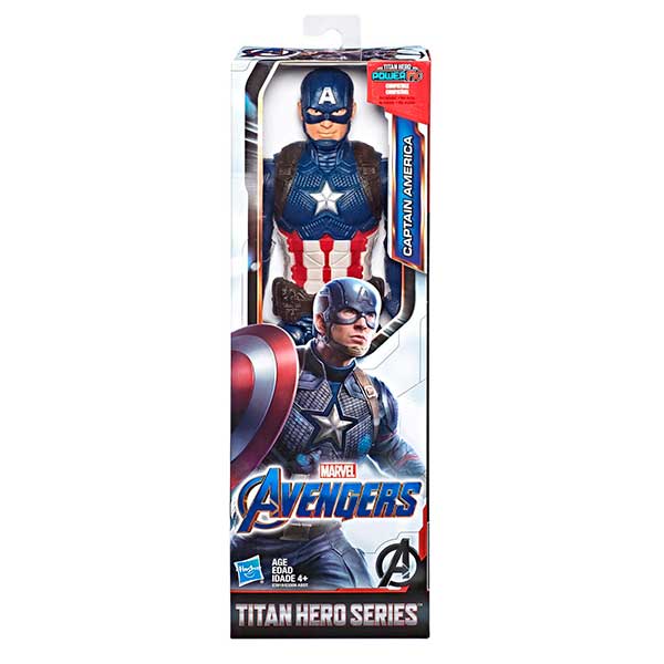 Figura Capitán América Power FX Avengers 30cm - Imagen 1