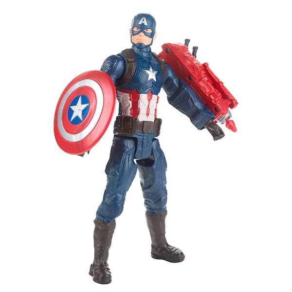 Figura Capitán América Power FX Avengers 30cm - Imagen 4