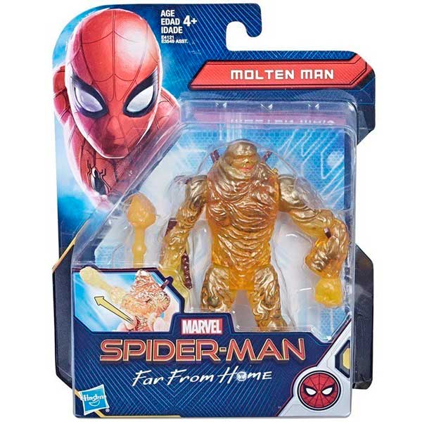 Homem Aranha Figura Molten Man 15cm - Imagem 1