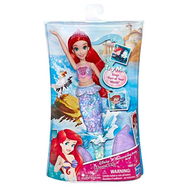Disney Boneca Princesa Ariel Musical - Imagem 1