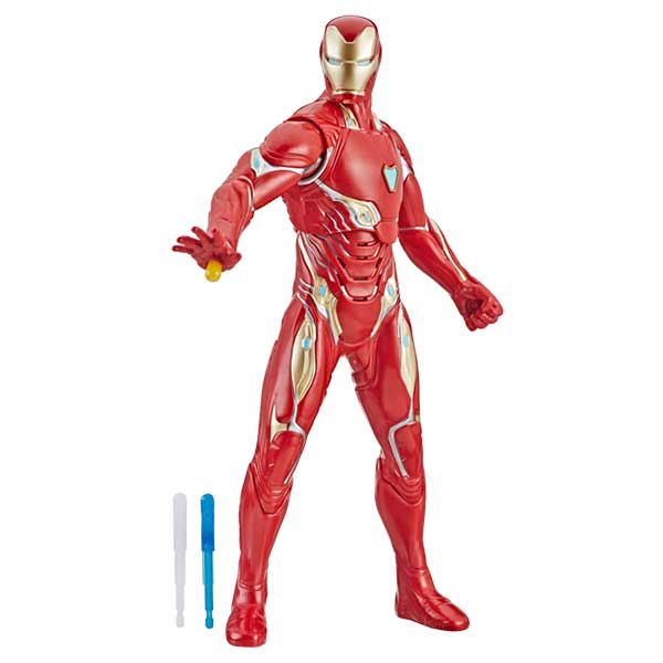 Marvel Figura Iron Man Repulsor Electrónica 33cm - Imagem 1