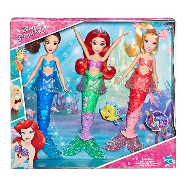 Disney Boneca Ariel e Suas Irmãs - Imagem 1