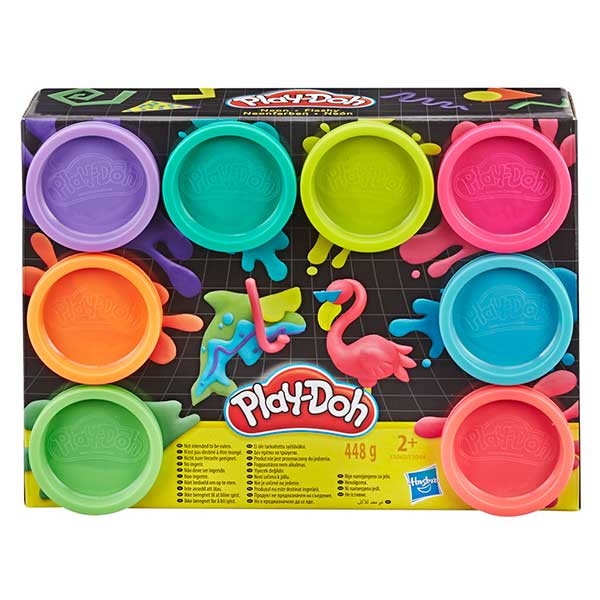Pack 8 Botes Play-Doh Animalitos - Imagen 1