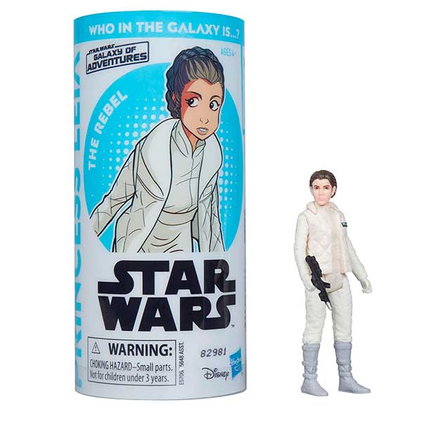 Star Wars Figura Galaxy Princesa Leia 10cm - Imagem 3