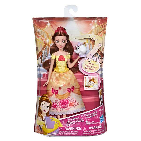 Disney Boneca Princesa Bella Cantora - Imagem 1