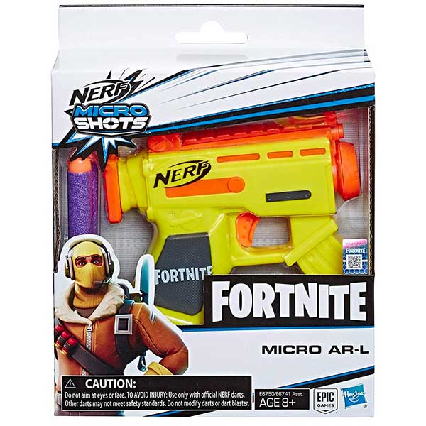 Nerf Fortnite Microshots AR-L Lanzador - Imagen 1