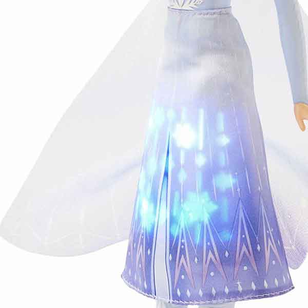 Frozen Muñeca Elsa Vestido Luminoso Aventura Mágica - Imagen 2