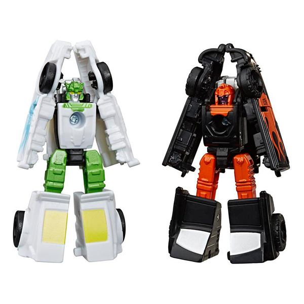 Transformers Pack 2 Figuras: Autobot Daddy-O and Trip-Up 4cm - Imagen 1