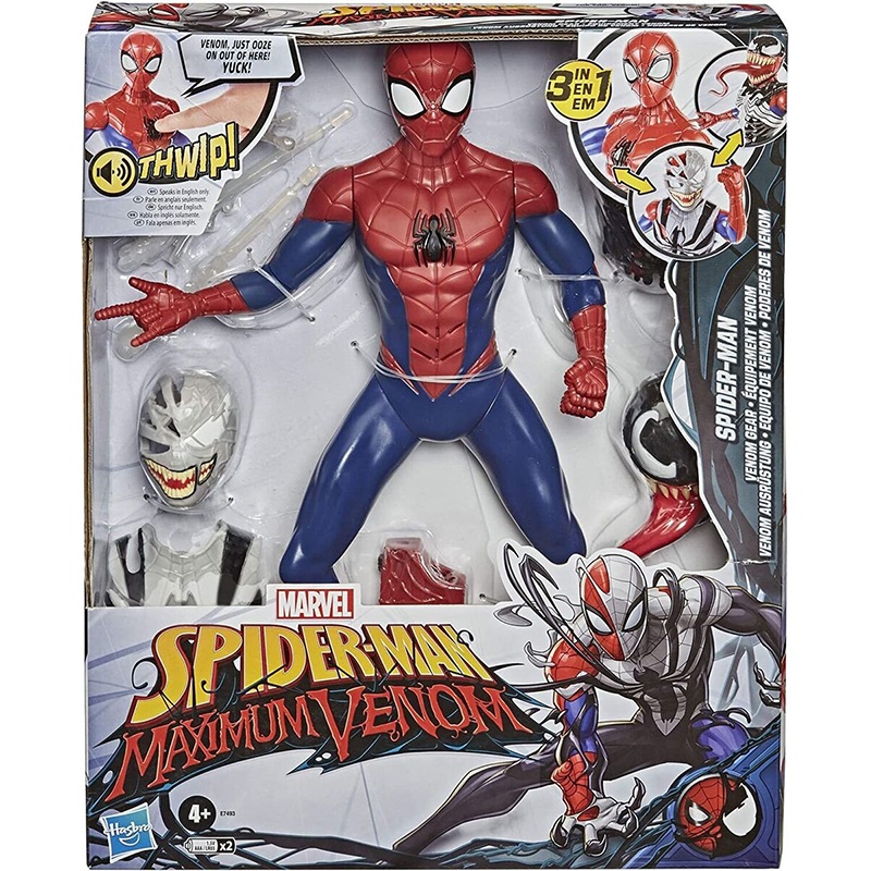 Spiderman Figura 3en1 Maximum Poderes de Venom - Imagen 4