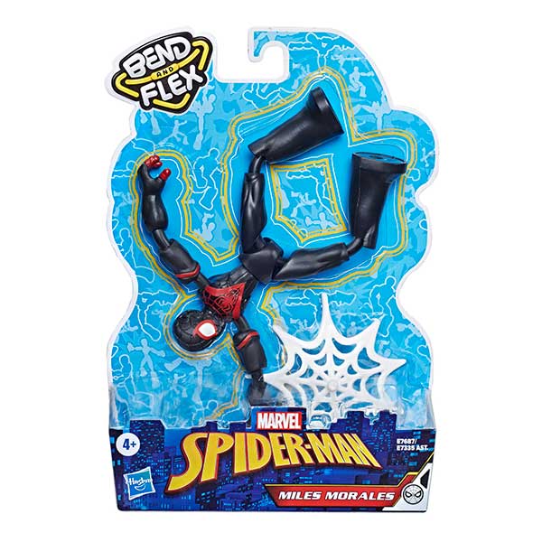Spiderman Figura Miles Morales Bend and Flex 15cm - Imatge 1