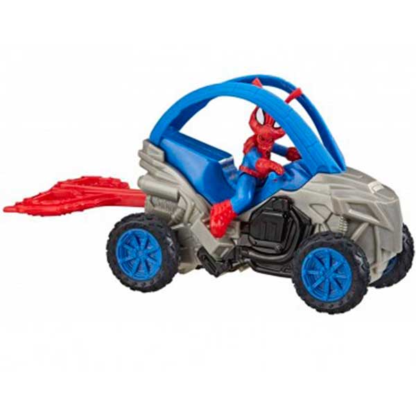 Spiderman Figura Spider-ham y Vehículo 15cm - Imagen 1