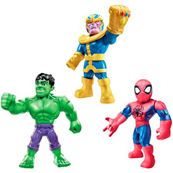 Marvel Pack 3 Figuras Multipack Mega Mighties - Imagem 1