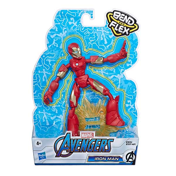 Marvel Figura Iron Man Bend and Flex 15cm - Imatge 1