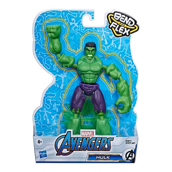 Marvel Figura Hulk Bend and Flex 15cm - Imagen 1