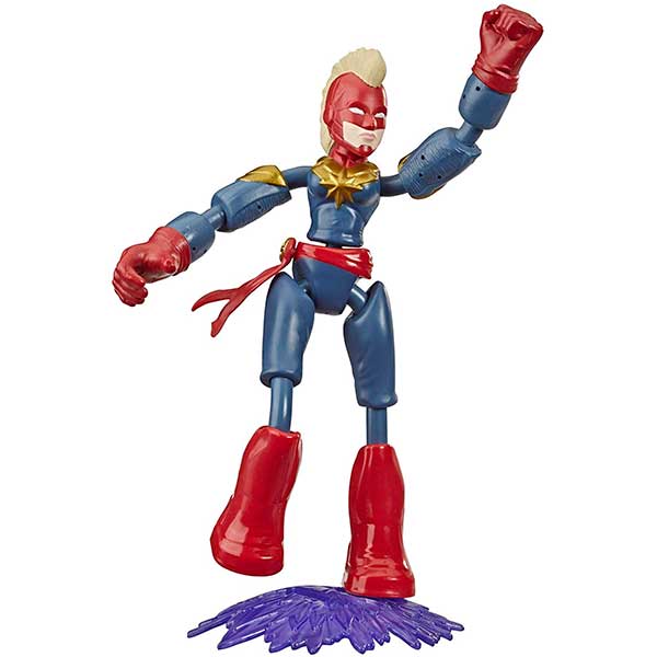 Marvel Figura Capitão Marvel Bend And Flex 15cm - Imagem 1