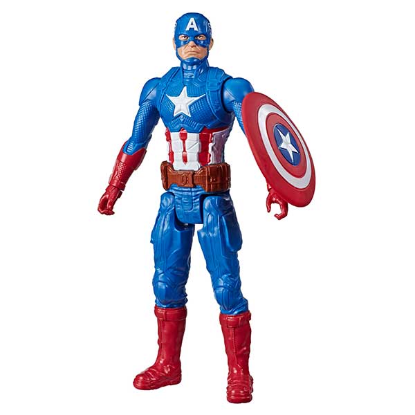 Marvel Figura Capitán América Movie Titan 30cm