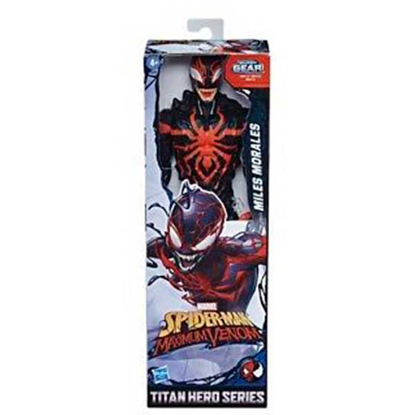 Spiderman Figura Titan Miles Morales 30cm - Imagen 1