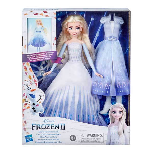 Frozen Muñeca Elsa Reina Transformacion - Imagen 1