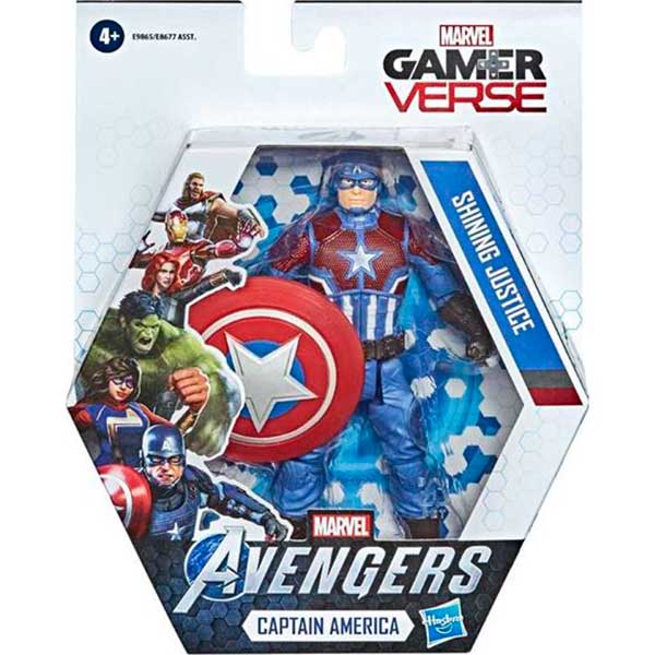 Marvel Figura Capitán América Game Verse 15cm - Imagen 1