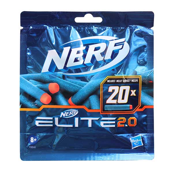 Nerf Pack 20 Dardos Elite 2.0 - Imagem 1