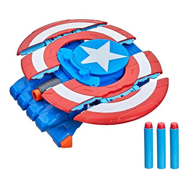 Marvel Nerf Escudo de Ataque Capitán América - Imagen 1