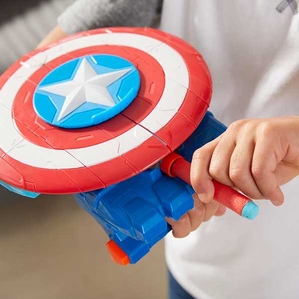 Marvel Nerf Escudo de Ataque Capitán América - Imagen 4