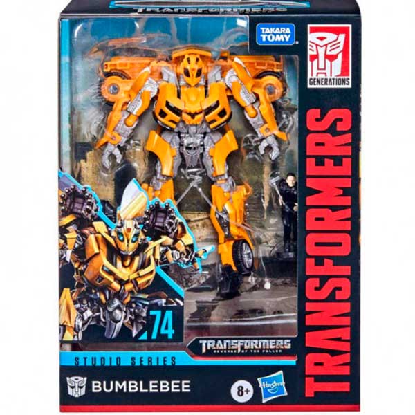 Transformers Figura Bumblebee Studio Series Deluxe 11cm #74 - Imagen 2