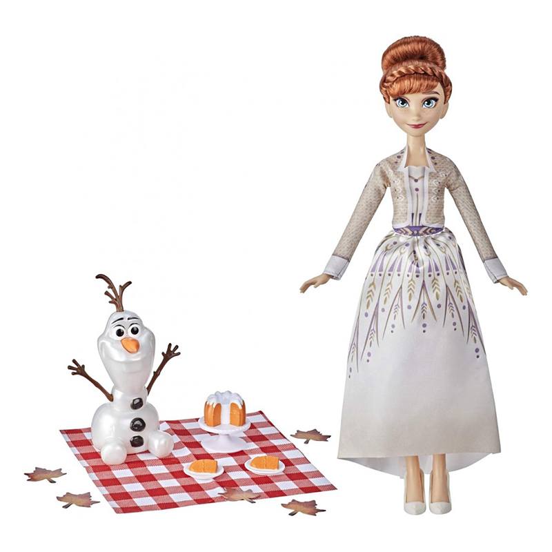 Frozen Princesa Muñeca Anna y sus Amigos Olaf Picnic
