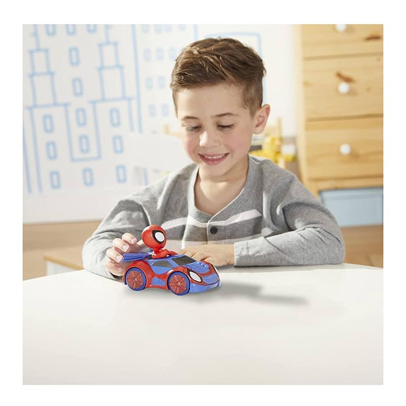 Spidey Coche Bólido Arácnido con Figura - Imagen 3