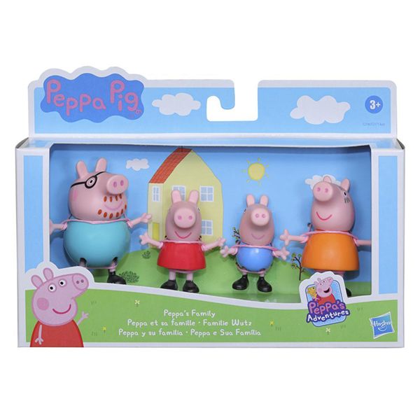 Porquinha Peppa Pack Figuras Peppa e sua família - Imagem 1